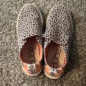 Woman hey dude shoes (Peyton cheetah beige)